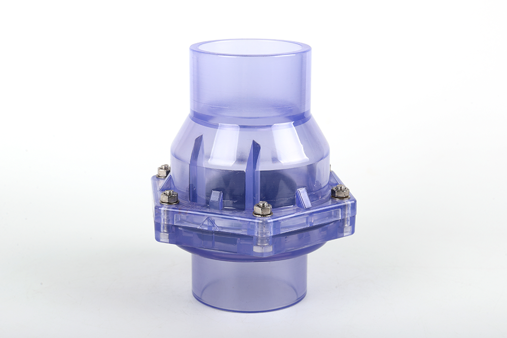 峰峰矿透明翻板式止回阀